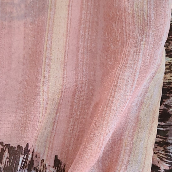 Dolman sleeve sheer blouse - Picture 3 of 7